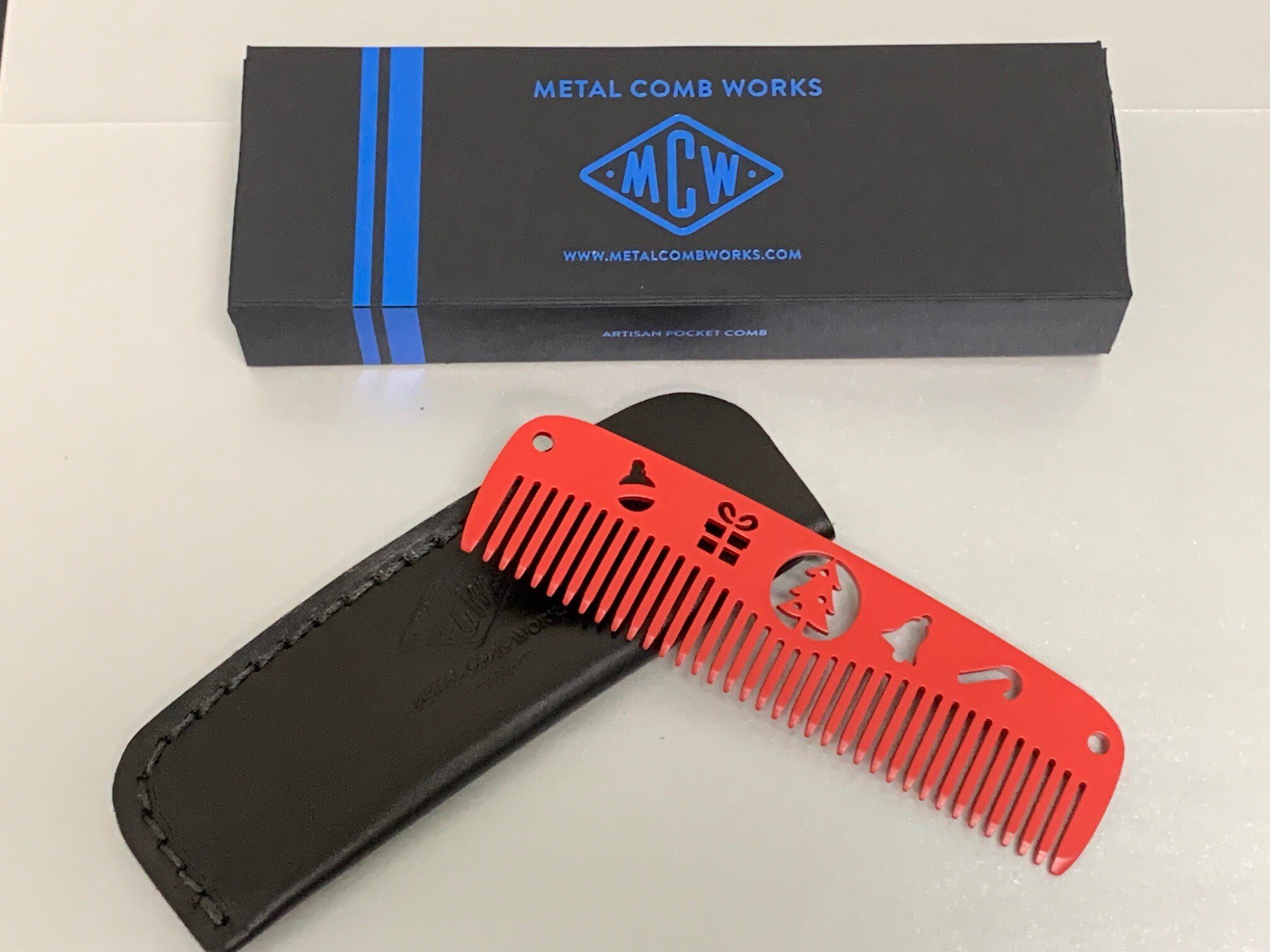 XMAS Comb (Titanium) — Metal Comb Works