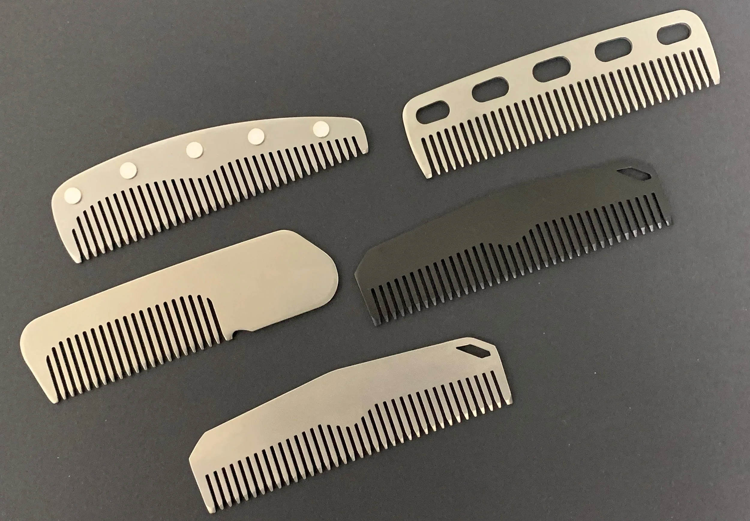 Kantō 22 (Titanium) — Metal Comb Works