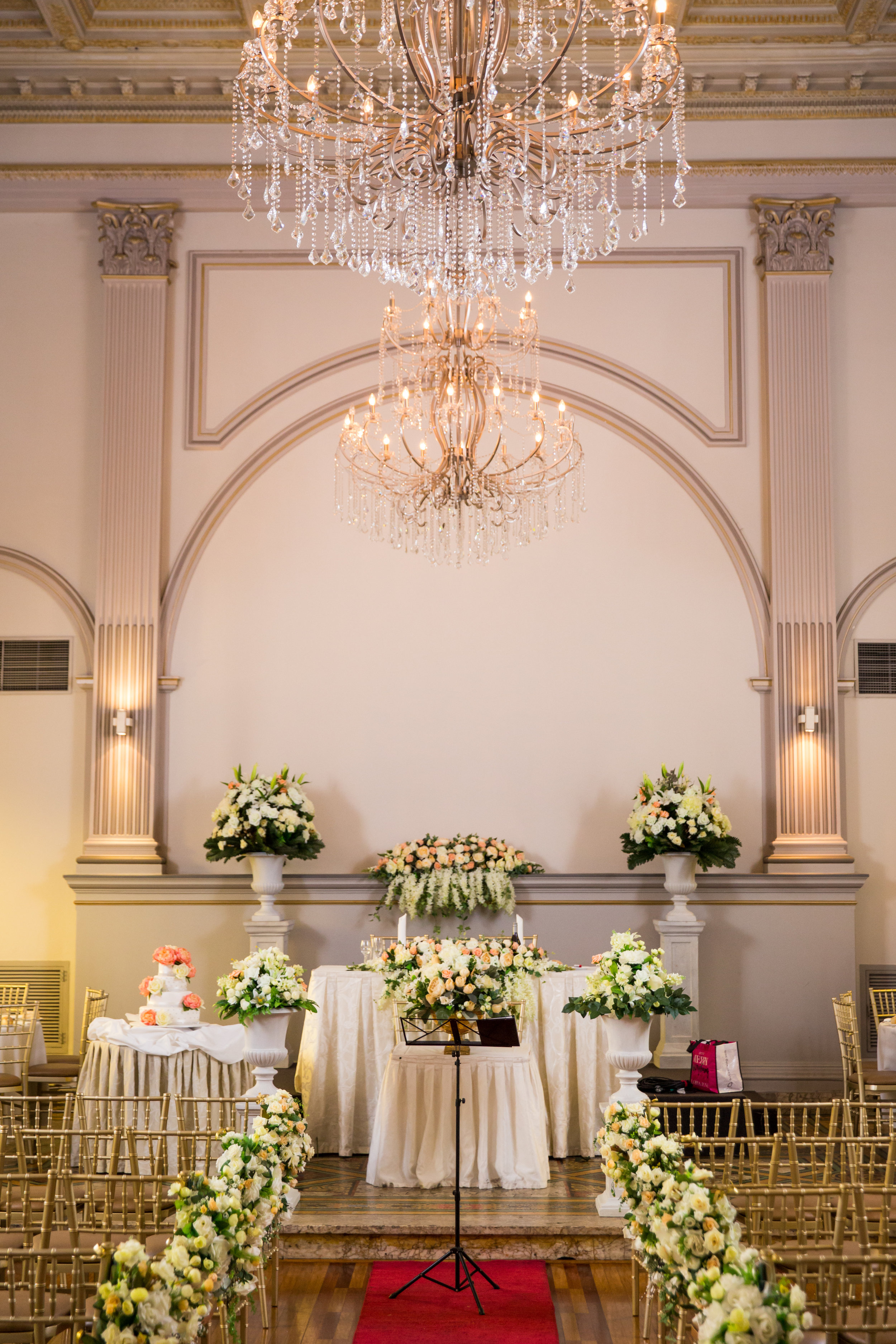 Elegant Peach Floral