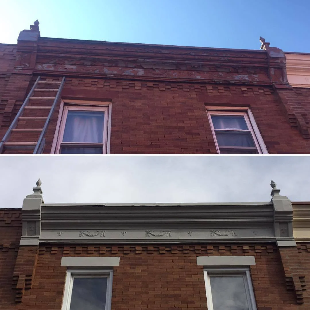 Before & After Cornice & Windows! 