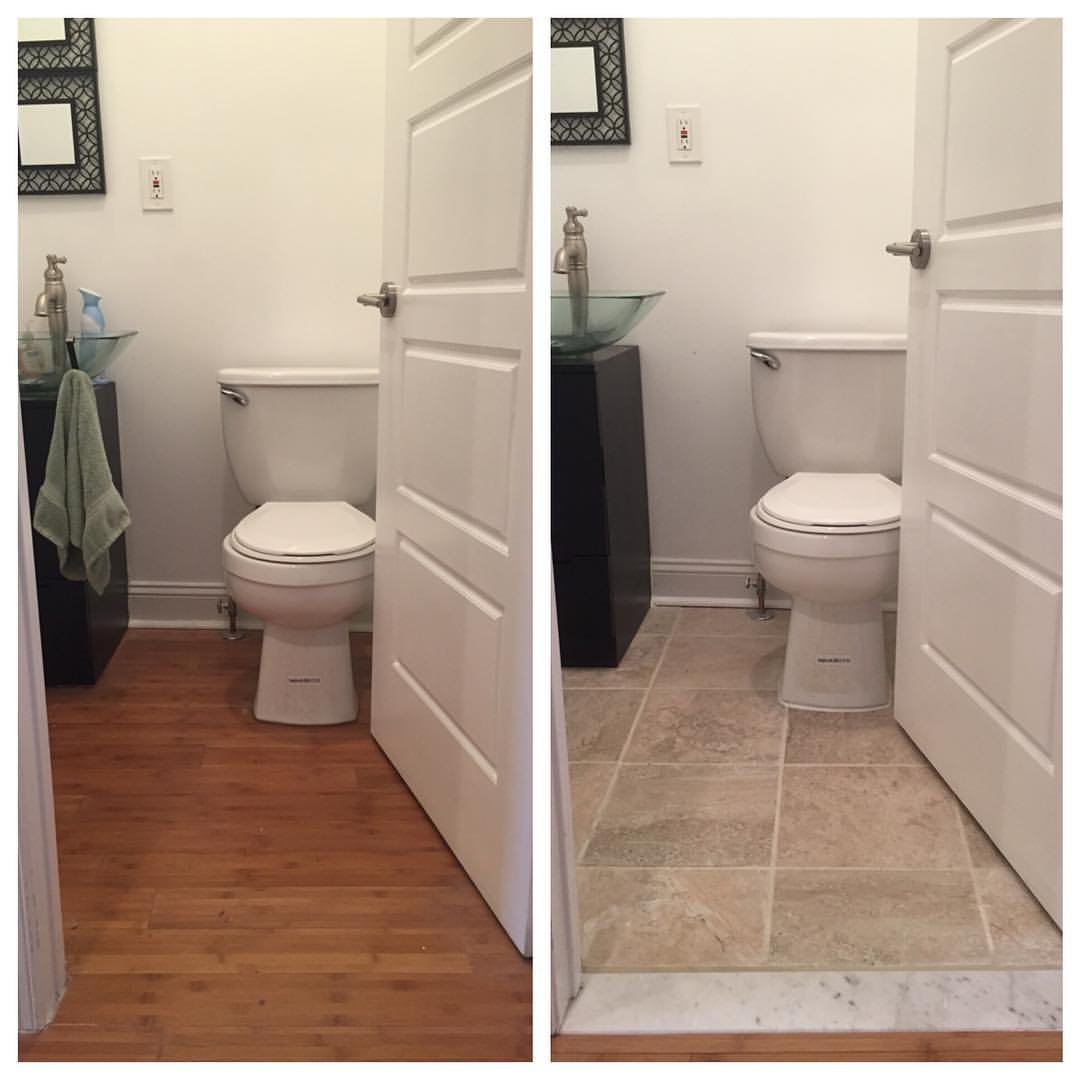 Bathroom Floor Installation