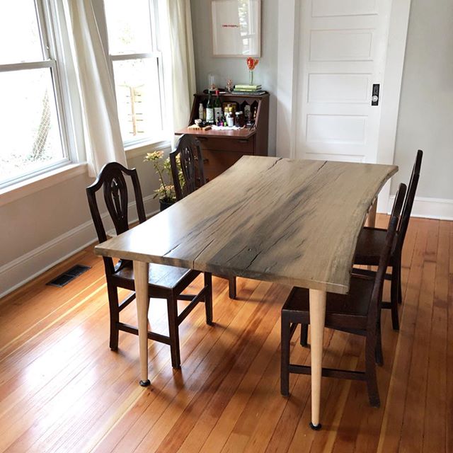 As we joined, smoothed and shaped these slabs of reclaimed Oregon white oak into a table for our dear friends over the past six weeks, it became overwhelmingly clear to us that wood is so much more than building material. As Hope Jahren says so well,