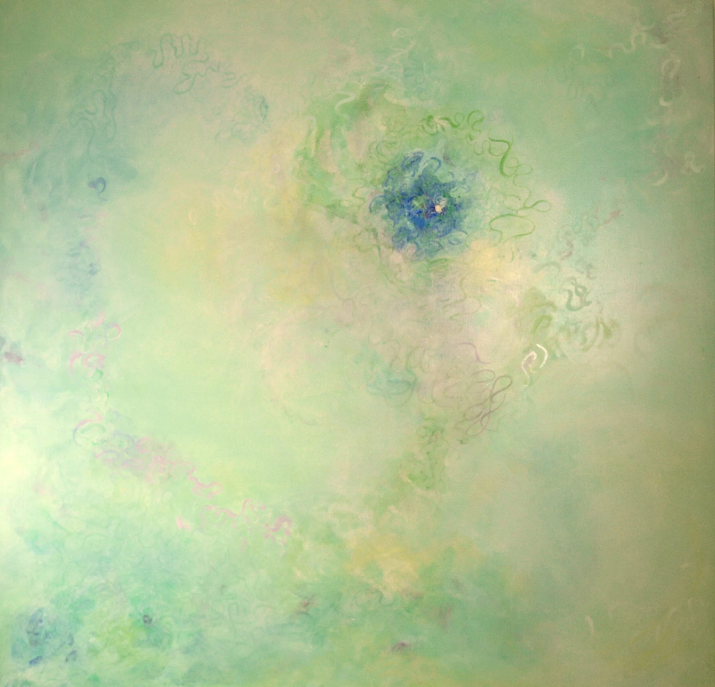 Ecstasy and Rain, oil on canvas, 110cm x 110cm, Italy, private collection