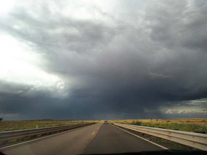 Western New Mexico A passing storm in the open plains of Western New Mexico.