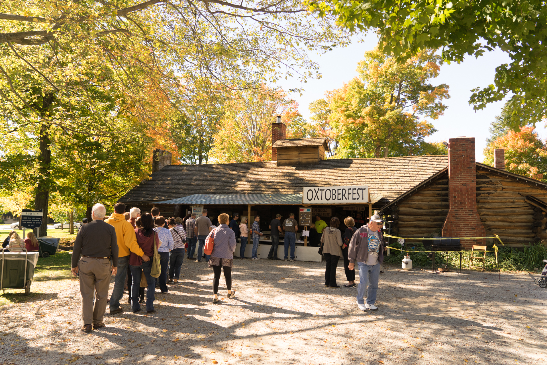 Enjoying Oxtoberfest near Cleveland, Ohio with Jenny's college friend Colleen (friend of 9.5 years & her husband)