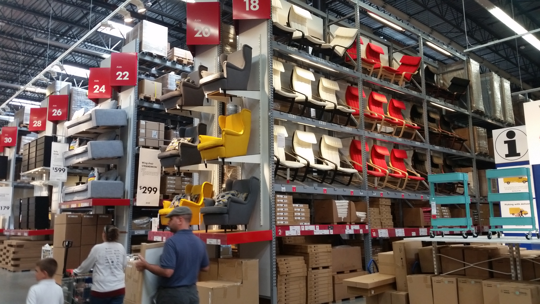 Jenny's first visit to an Ikea (near Cinci)