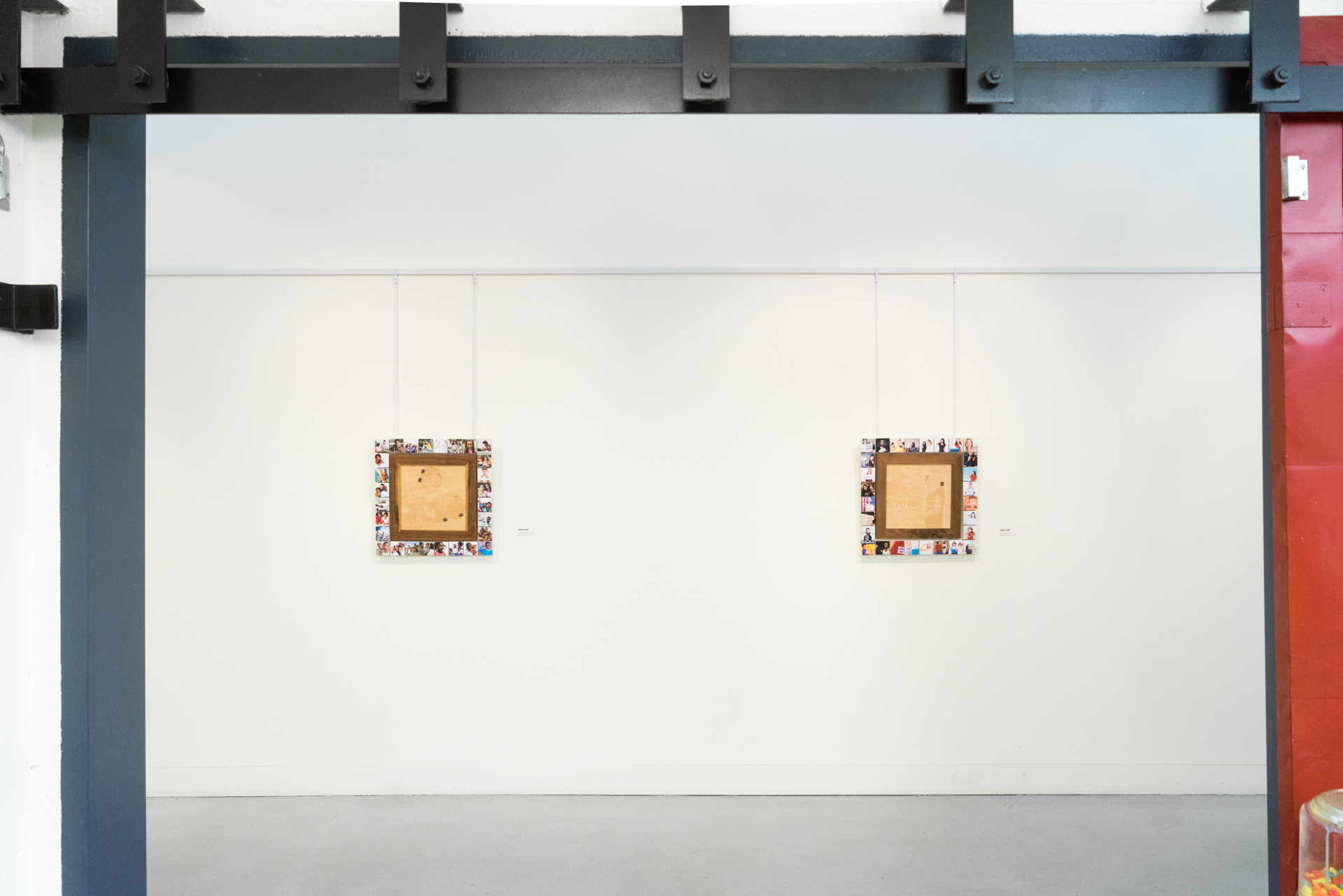 The gallery space