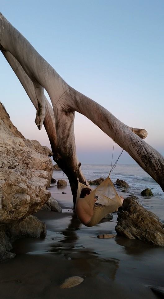 We photographed 3 different hammocks for a company at least 7 times so far (in 7 different locations and 3 states!). This was our favorite beach in Santa Barbara which was about 7 minutes from Jason's house (was walking distance from Jenny's first home)