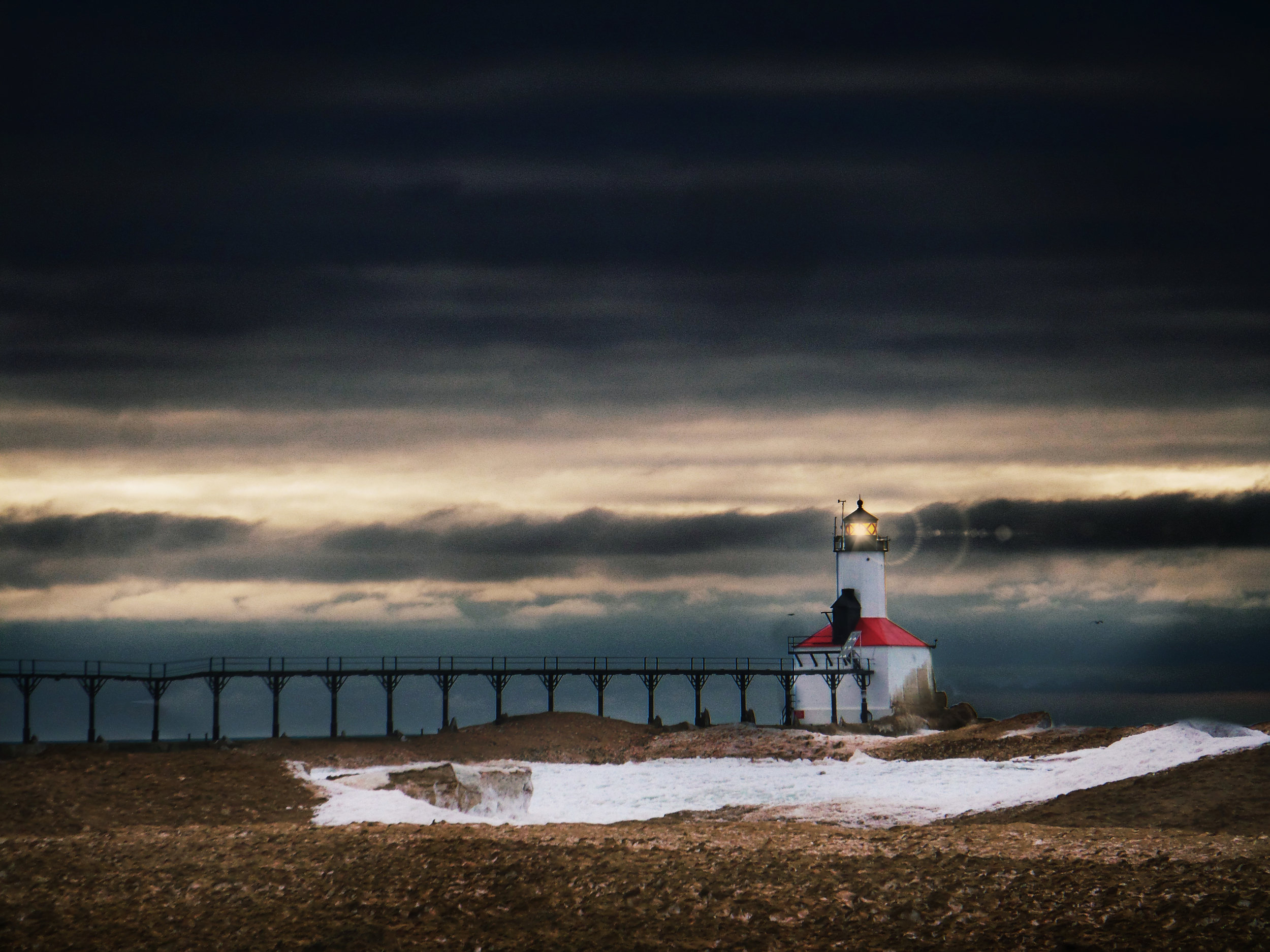Lake Michigan in Winter