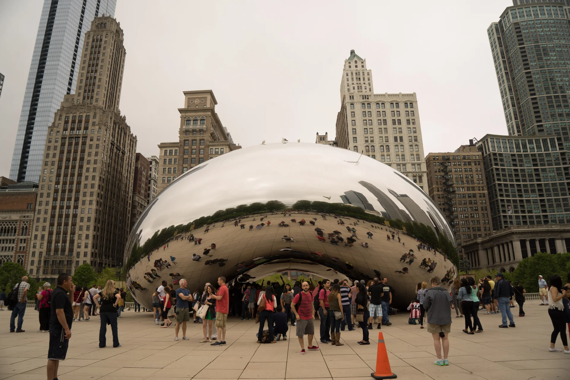 The Bean is one of the quintessential landmarks of Chicago, and it sure is a popular spot.