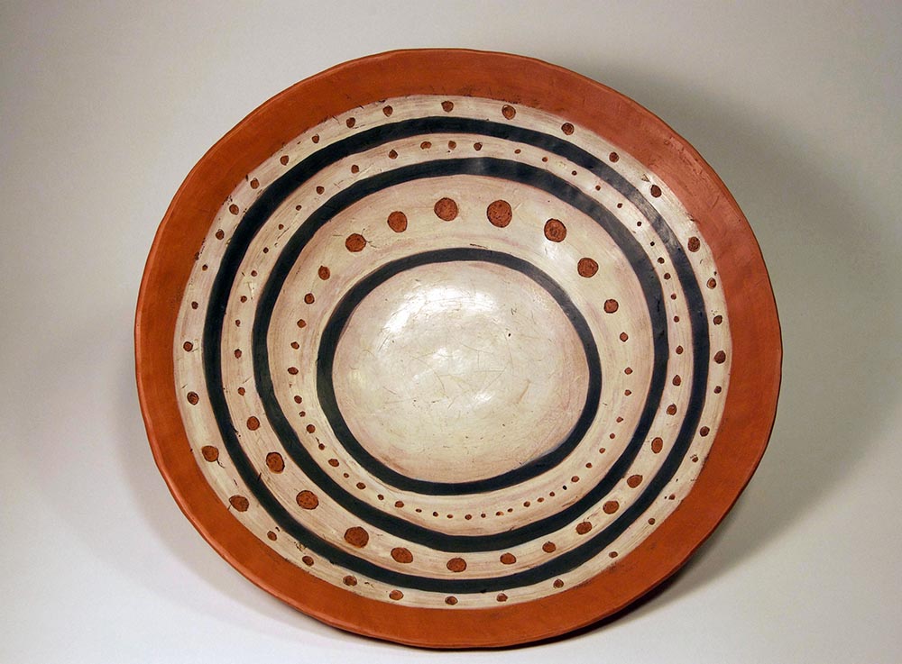  Platter, Earthenware with Terra Sigillata, 11.5" diameter (2016)