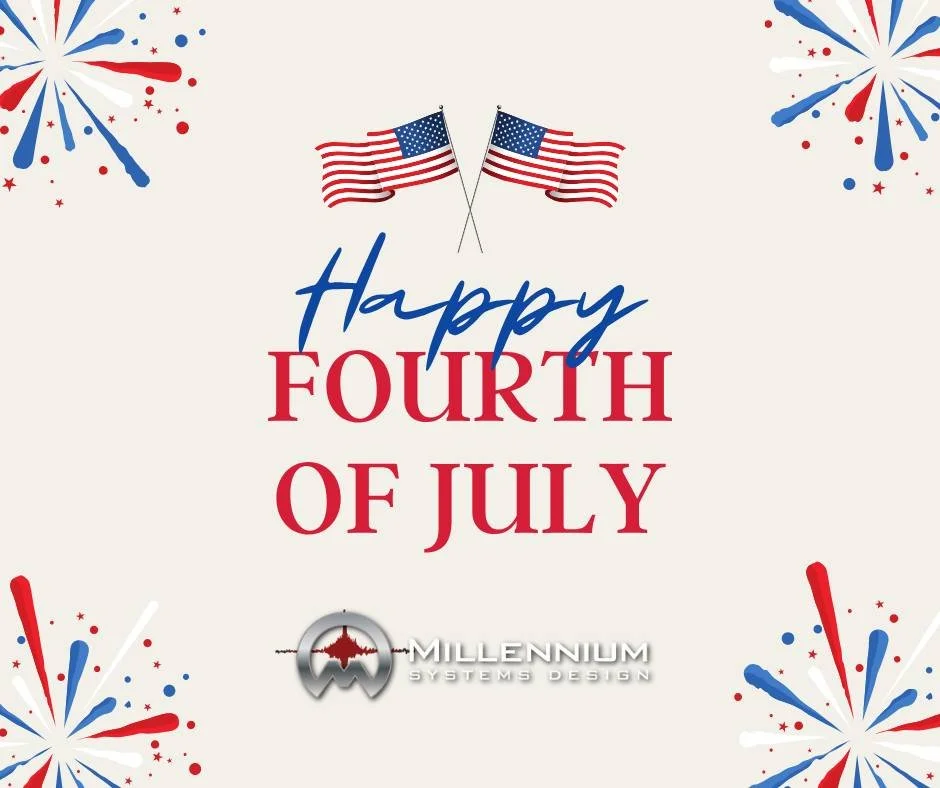 We&rsquo;re closed today to celebrate Independence Day with our friends and families. Wishing everyone a safe and fun holiday! 🇺🇸

#FourthOfJuly #IndependenceDay #Happy4th #MillenniumSystemsDesign