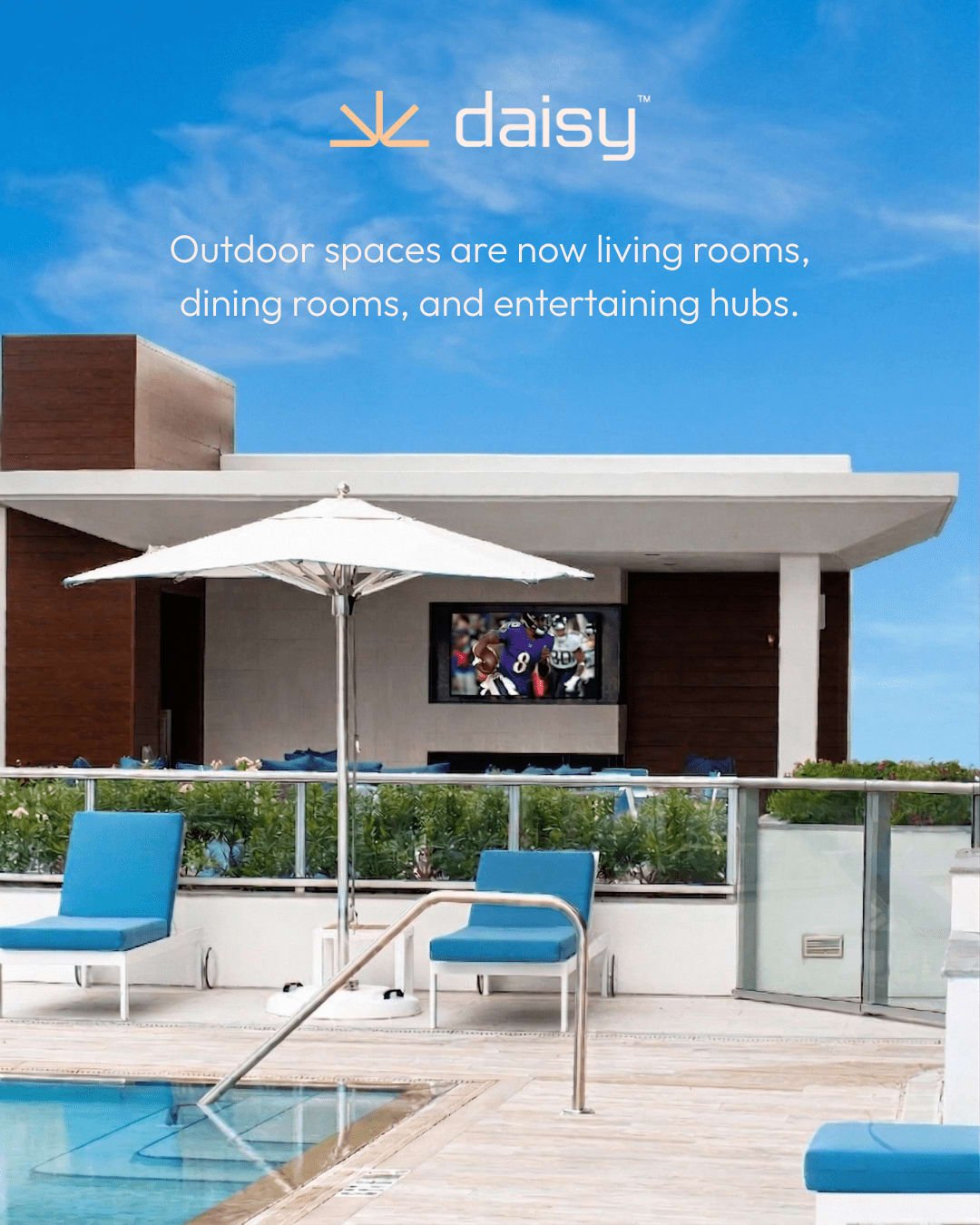 Outdoor spaces have become a true extension of how we live.

They are being designed as real living environments, places to gather, dine, and unwind, with the same level of intention as the interior.

For designers, the opportunity goes beyond how a 