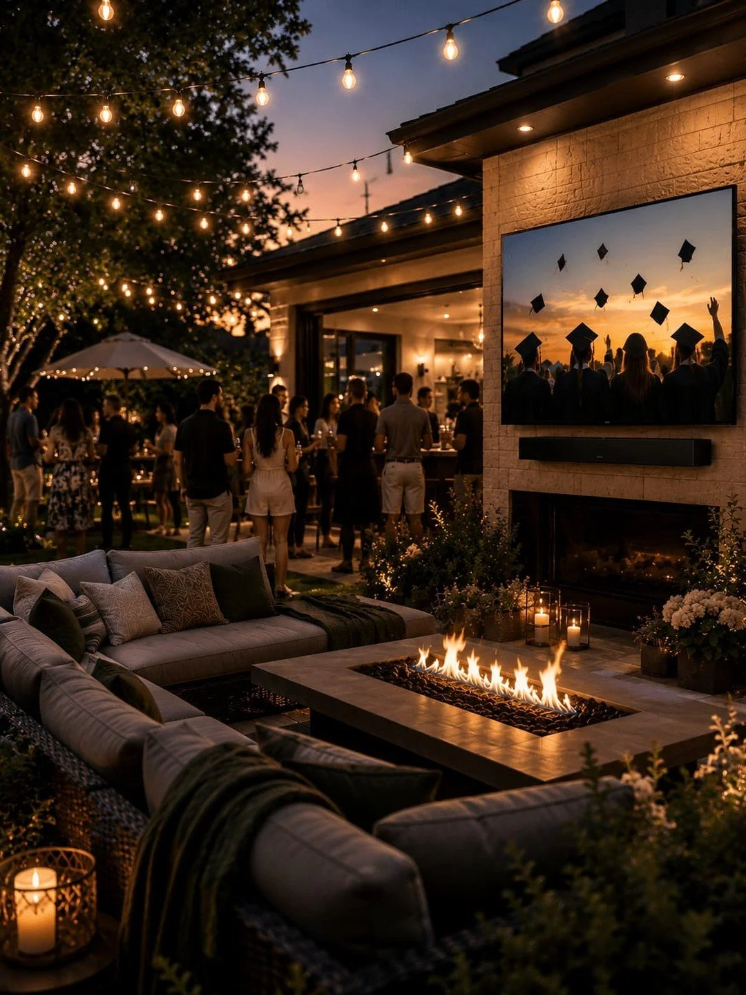 Graduation season means full driveways, backyard gatherings, music playing, and homes filled with the people who matter most. 

From outdoor audio and TVs to lighting and seamless connectivity, we create spaces that make hosting feel effortless, whet