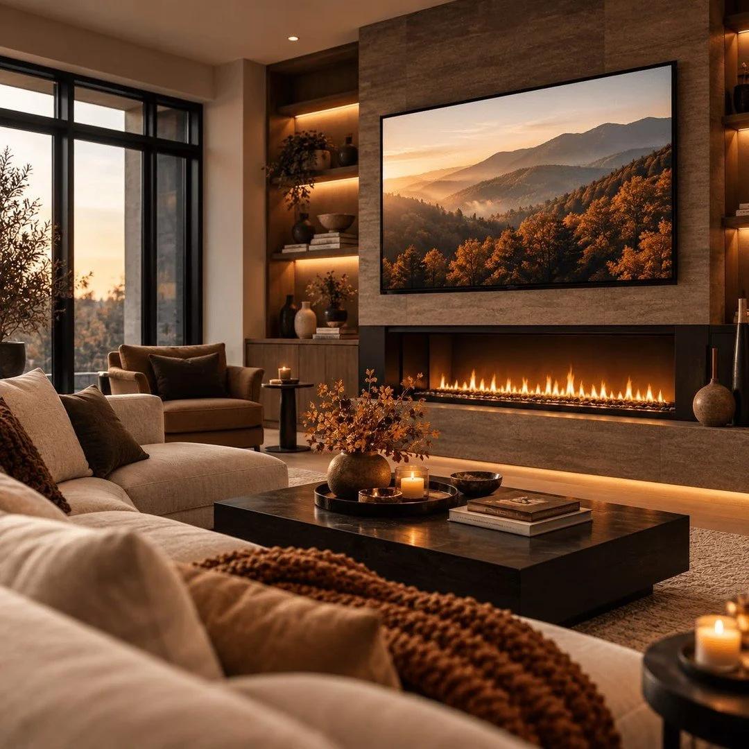 There&rsquo;s something about fall that makes home feel a little more inviting. 
 
The evenings get cooler, the lights get warmer, and time at home becomes something to savor.
 
Thoughtful lighting, effortless entertainment, perfectly tuned audio, an