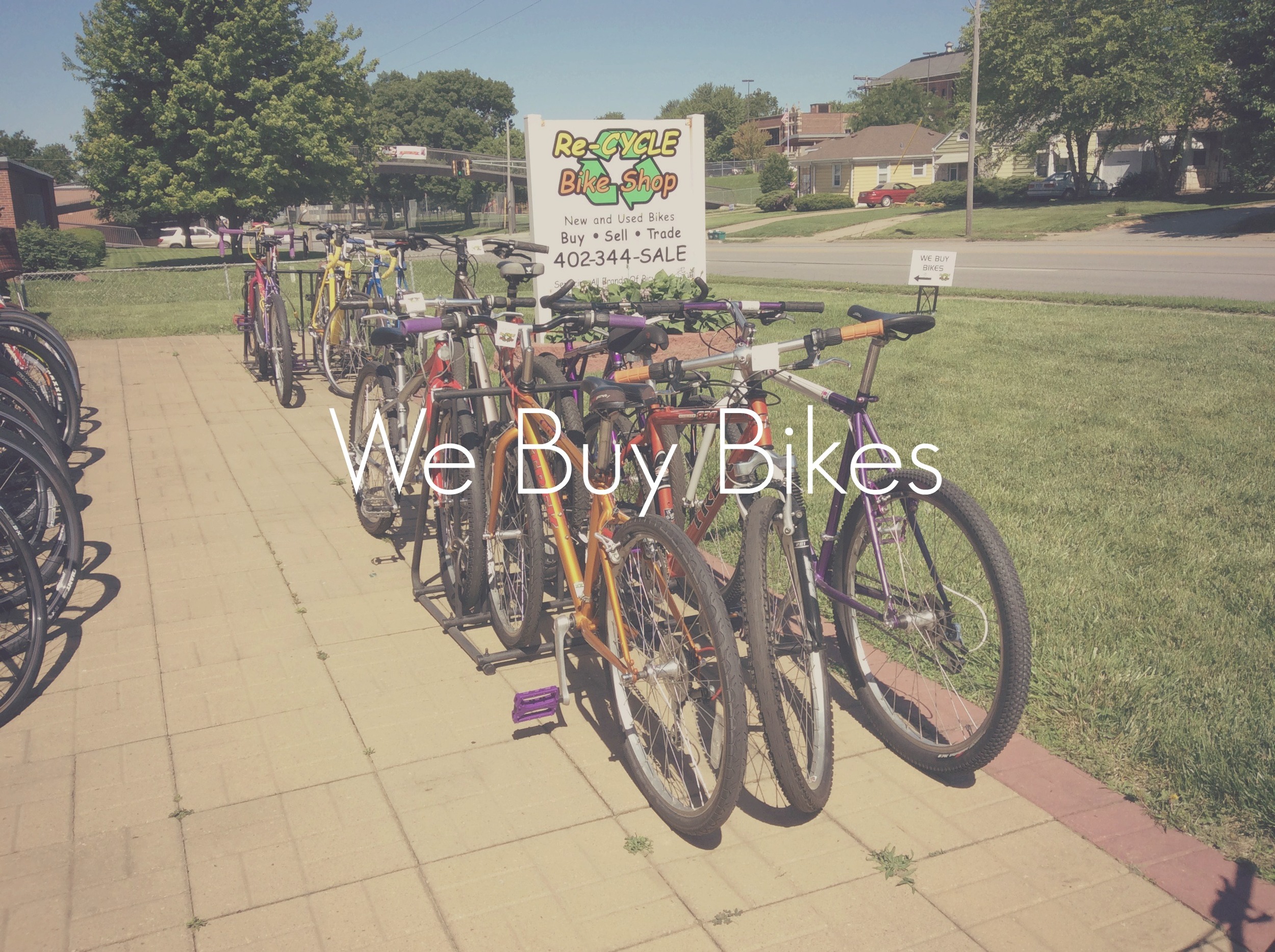 We buy bikes — Re-Cycle Bike Shop