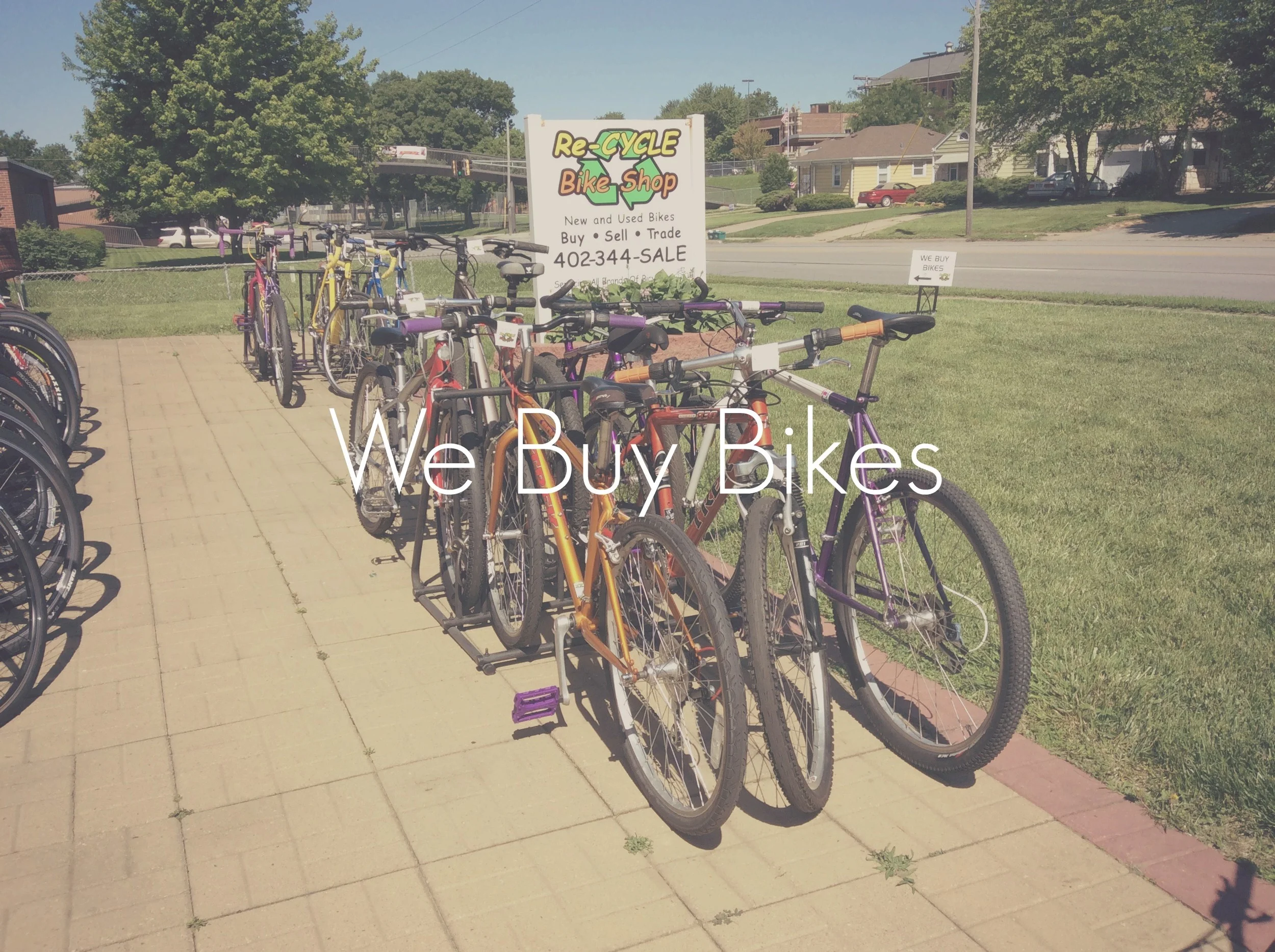 We buy bikes — ReCycle Bike Shop