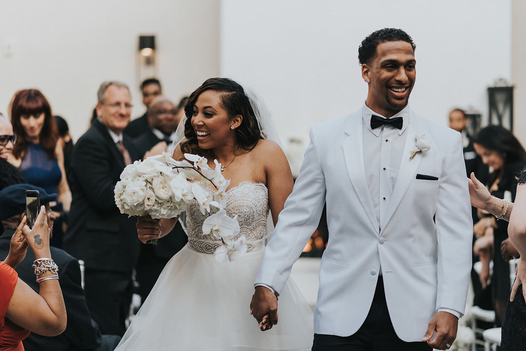 Black, White, and Gold--a Romantic Modern Wedding — Shannon Smith Events