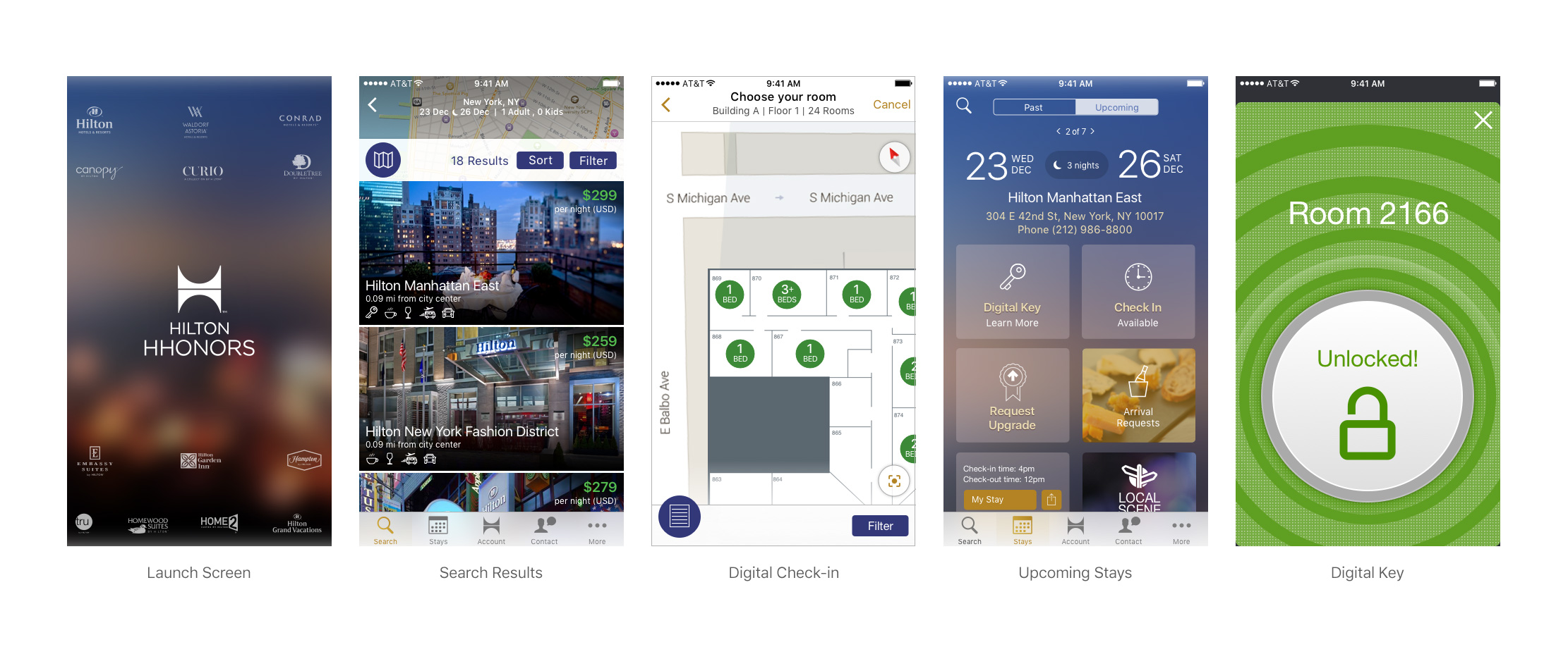 Hilton Honors iPhone app
