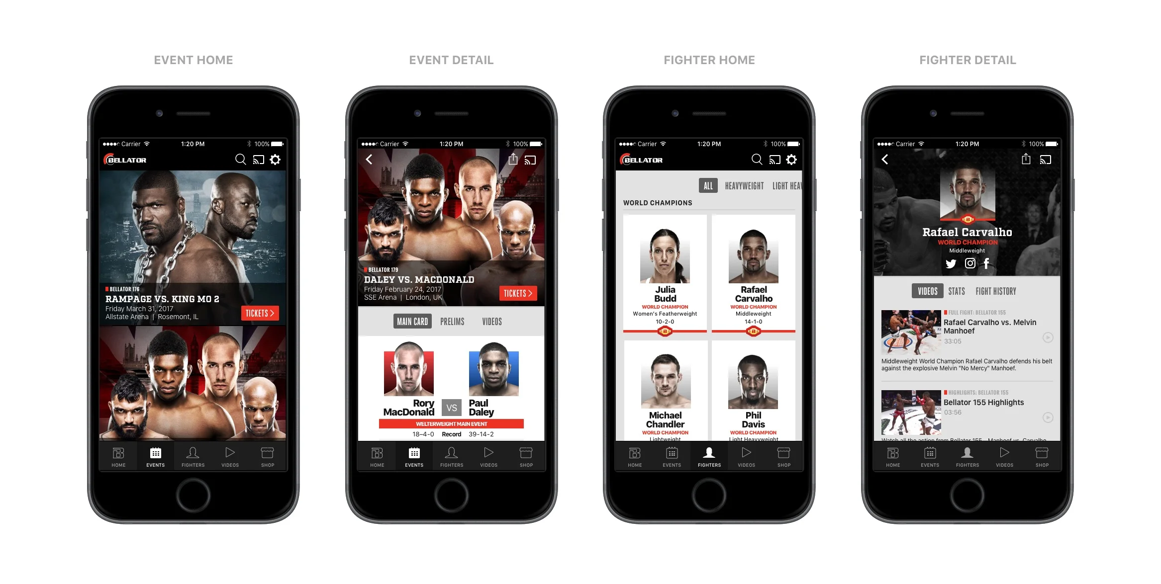 Phone UI design