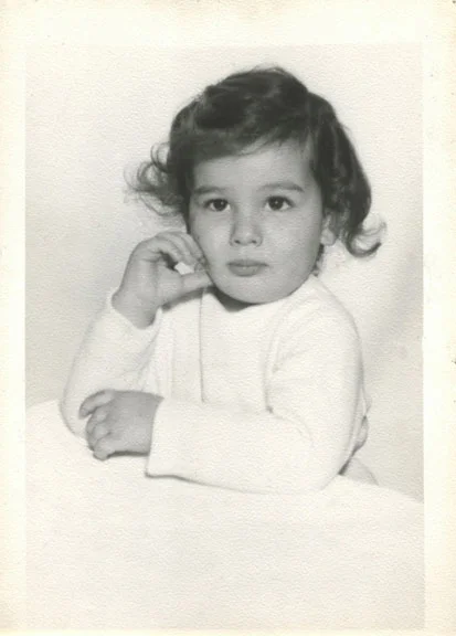 Me! The early years. Pensive from the start.