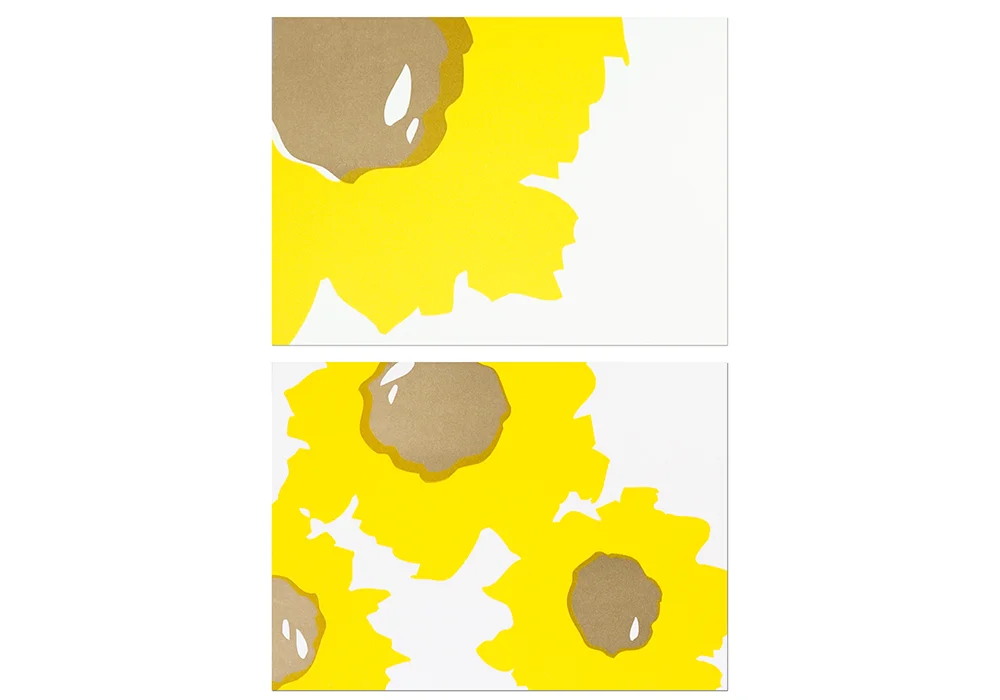 "Sunflowers" Letterpress Card