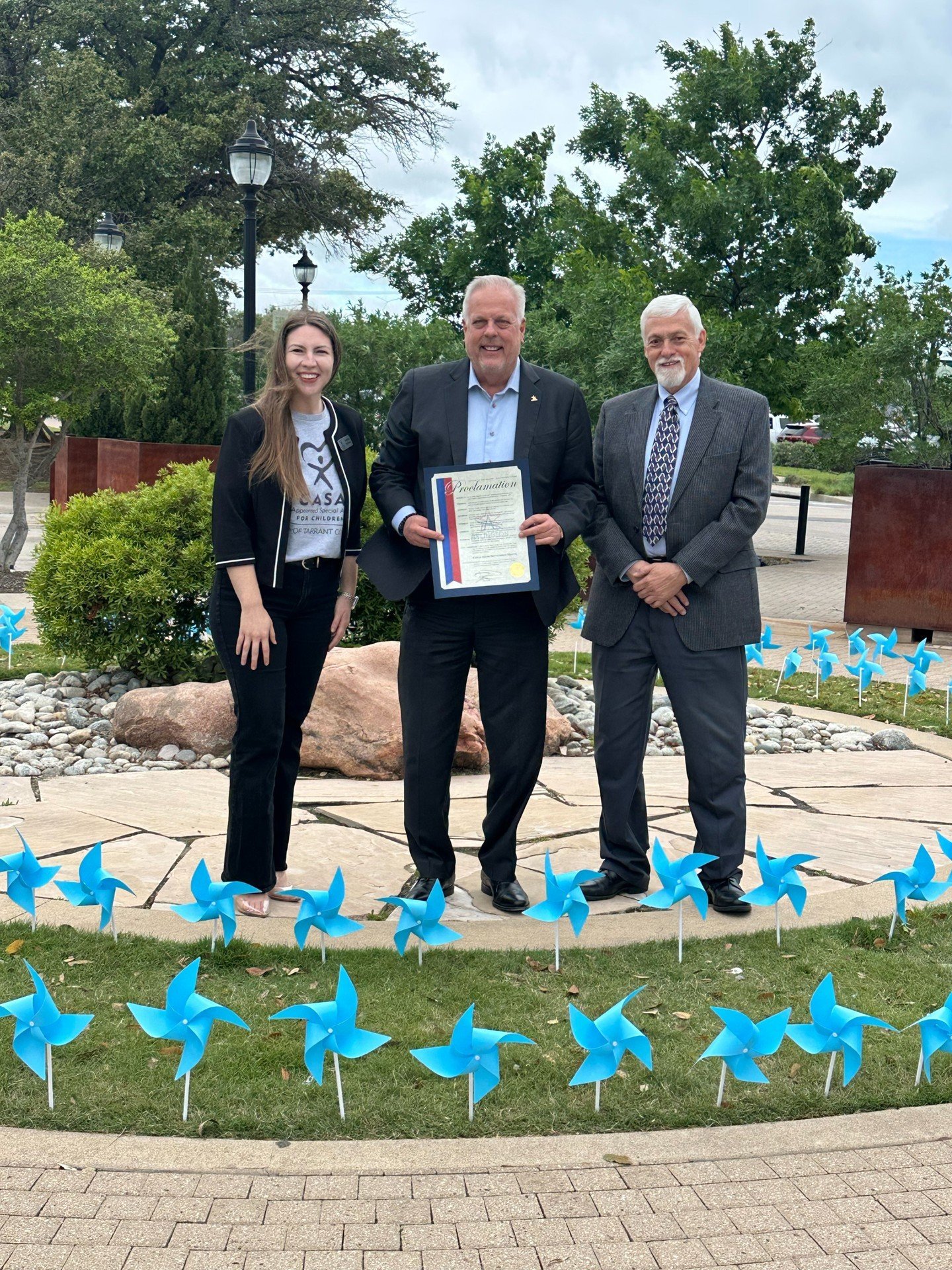 Thank you to Arlington Mayor Jim Ross for presenting a city proclamation in honor of Child Abuse Prevention Month. We appreciate your support! #capm #arlingtontx