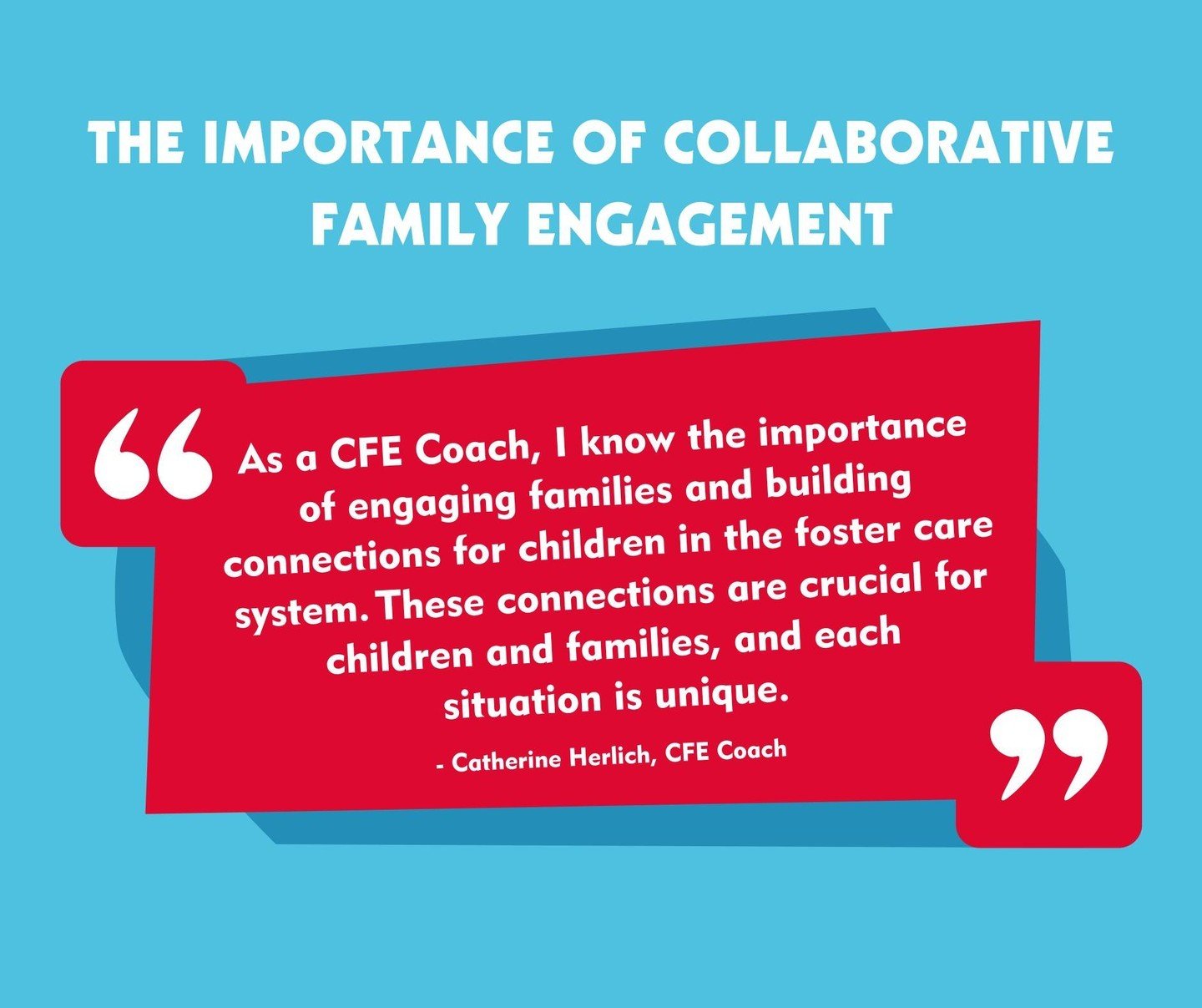 Collaborative Family Engagement is all about building relationships and supporting families. 🫶👨&zwj;👩&zwj;👧 CFE Coaches like Catherine help engage, find and work with family members and close family friends to create + develop a lifetime network 
