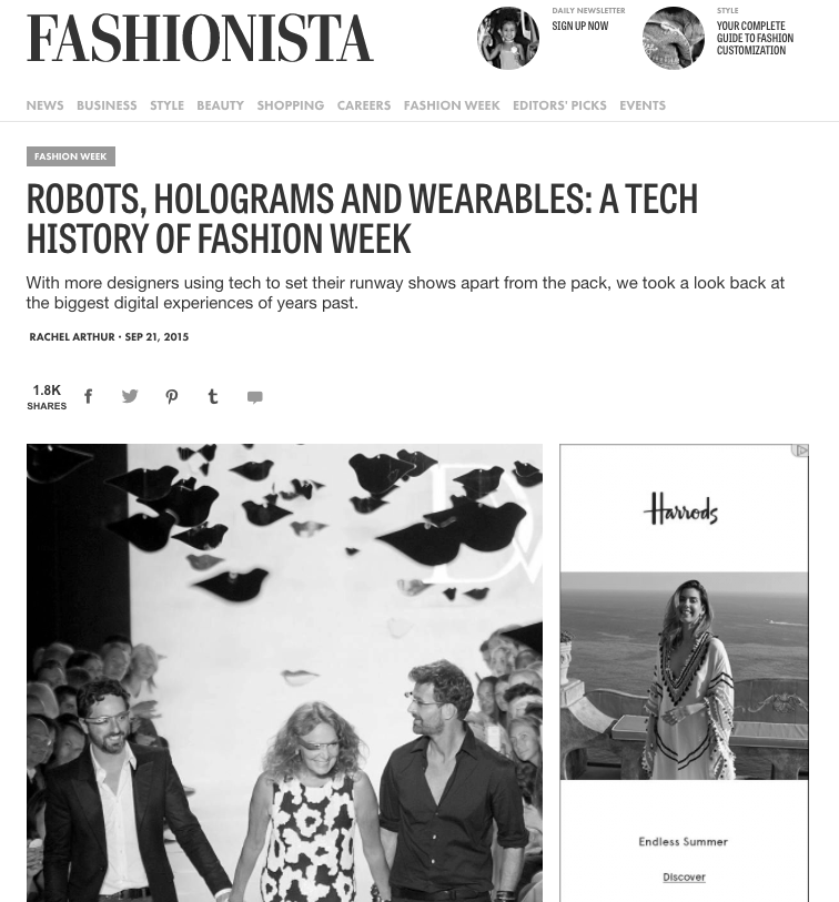 COMMENTARY: ROBOTS, HOLOGRAMS AND WEARABLES (2015)