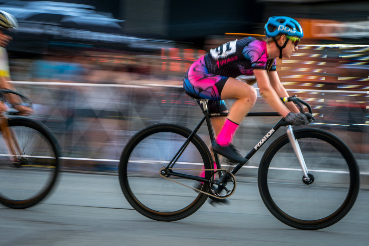 The women started out the Omnium with race 1 in Milwaukee's Bayview neighborhood. This seven turn criterium course was the most challenging of the series with riders navigating long straightaways and near 180 degree turns. Riders battled for position over the entire race but in the end Ash Duban of Affinity Cycles was able to held enough in reserve to sprint for the win. WOMEN"S PODIUM 1st - Ash Duban (Affinity Cycles) 2nd - Erika Schwank (State Bicycle Co.) 3rd -Beth Franklin (Second Chance p/b Zubaz) The men immediately followed up the women's race with action that was fast and thrilled the crowds. Riders pushed their bikes and bodies to the limits as they navigated the city streets to cheering spectators. 