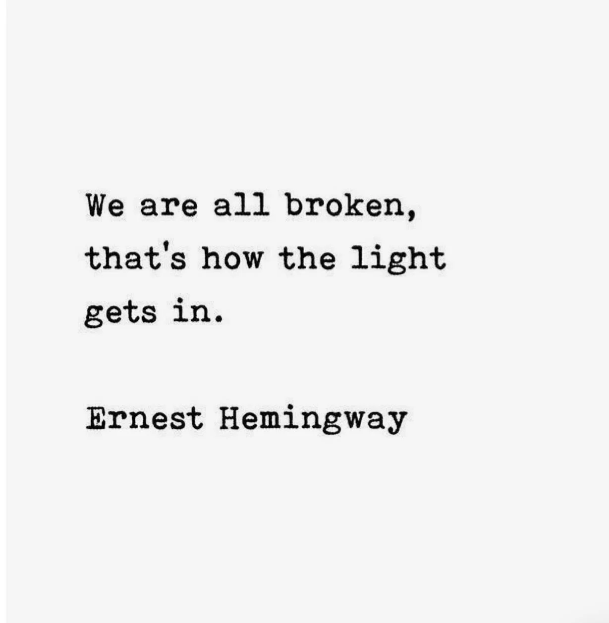 I think a lot of us are at a loss for words right now. These are the moments when words seem impossible. I can&rsquo;t help but remind myself that light is out there and it still exists. It&rsquo;s in me and it&rsquo;s in you. Find those around you t