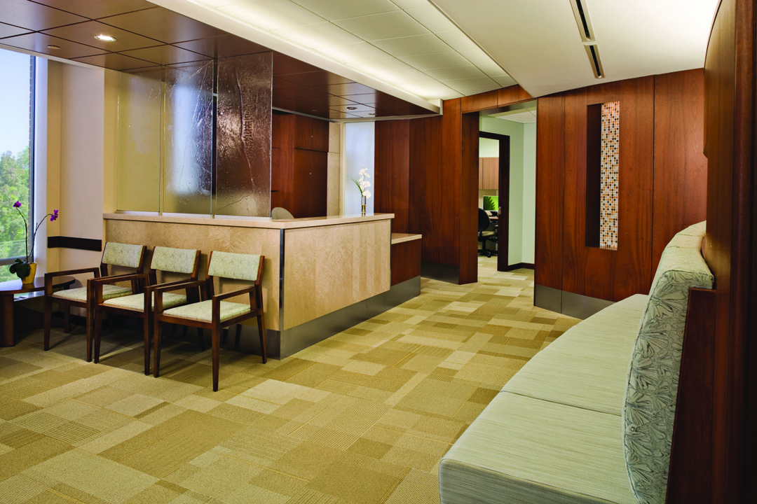 Reception Desk and Waiting Room