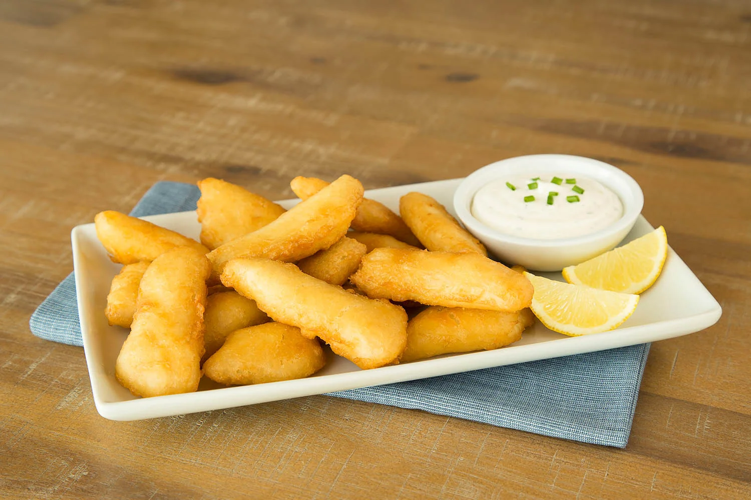 BATTERED HALIBUT BITES