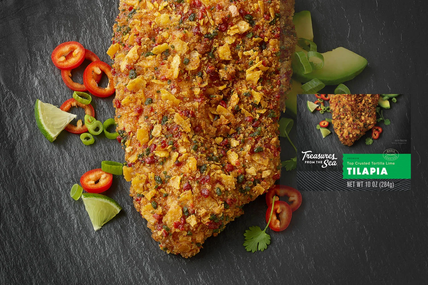 TOP CRUSTED TORTILLA LIME TILAPIA