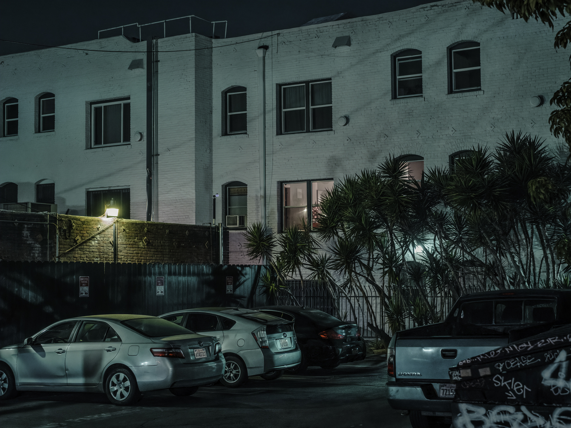    Shortstop Parking Lot, Los Angeles, 2018   .  Archival Pigment Print.  30” x 40” - Limited Edition of 2 | 24” x 32” - Limited Edition of 3 | 18” x 24” - Limited Edition of 5  Pricing &amp; Purchase Info:  Leon Gallery  