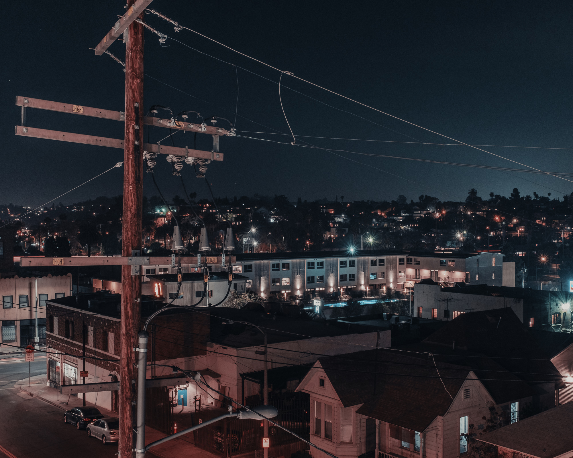 Overlooking Temple St., Los Angeles, 2018