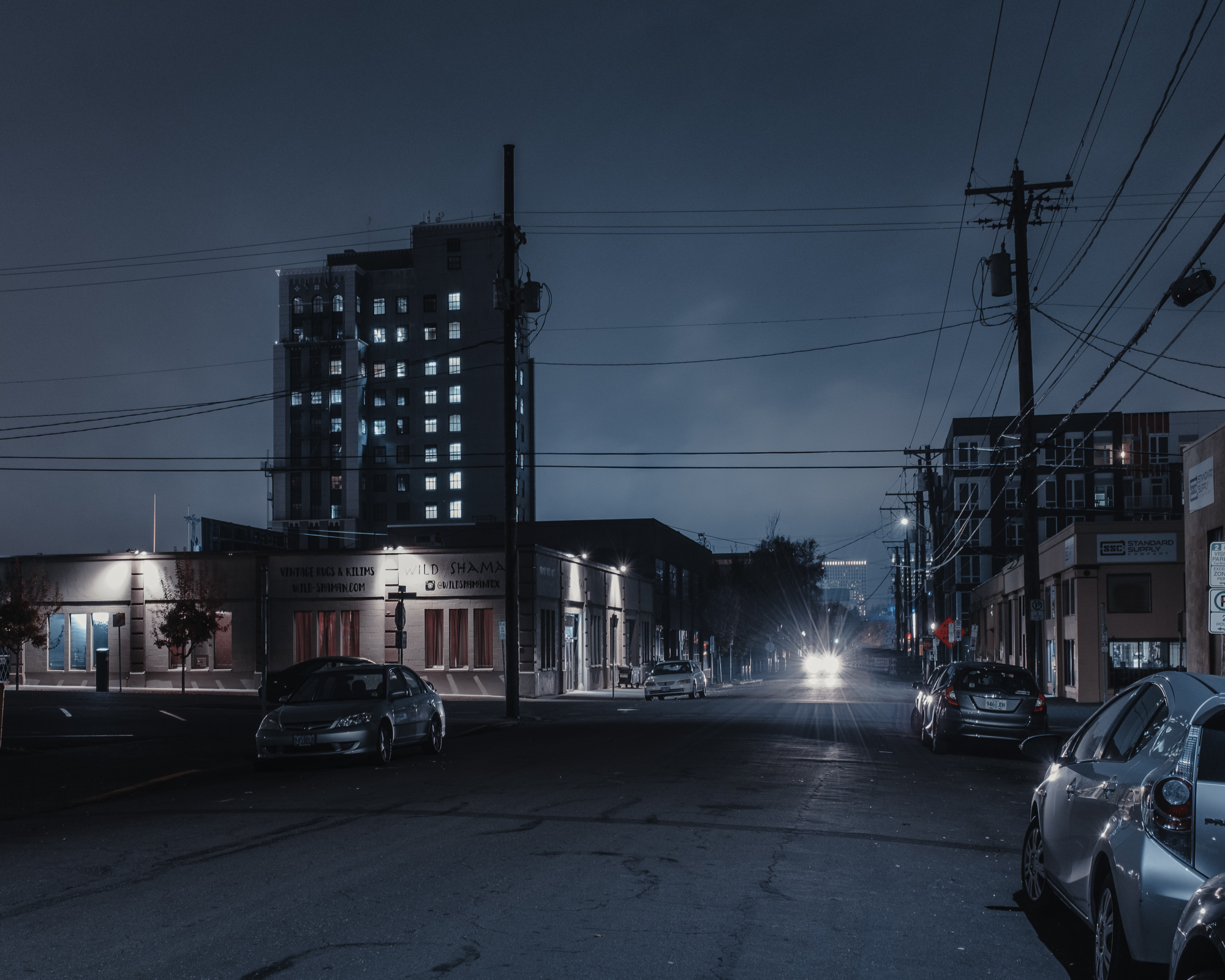 View Down SE 6th, Portland, 2017