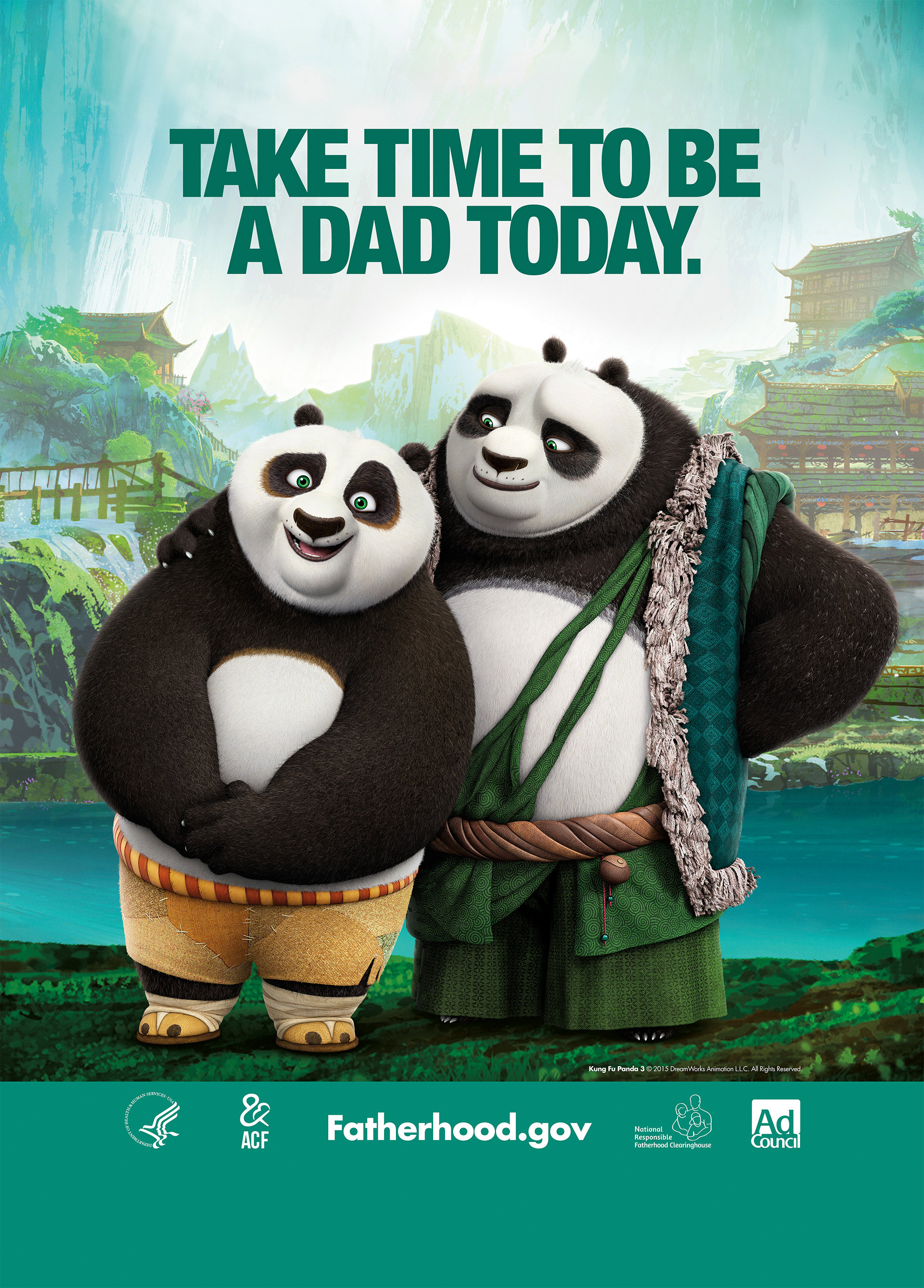 Yo! My son and I checked out Kung Fu Panda 3 this weekend. To all the Fathers out there this movie is for us!Swaggerdad gives this movie a “Thumb’s up”Also, Our friend’s over at Fatherhood.gov have some words of advice I’d like to share with you.Remember, it’s never too late to break the cycle and be present in your child’s life.