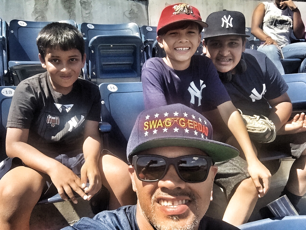 Me and my friends Veer and Sukman, my daddy had to photobomb us lol..
