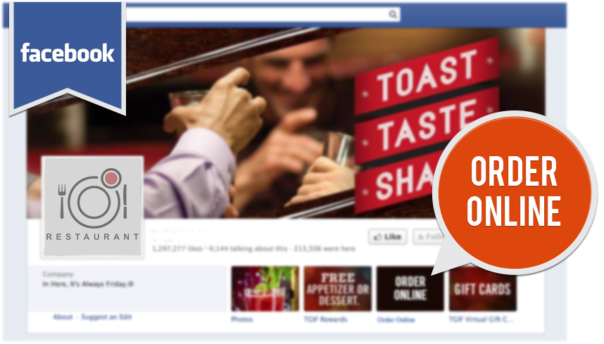 Ordering on Facebook
