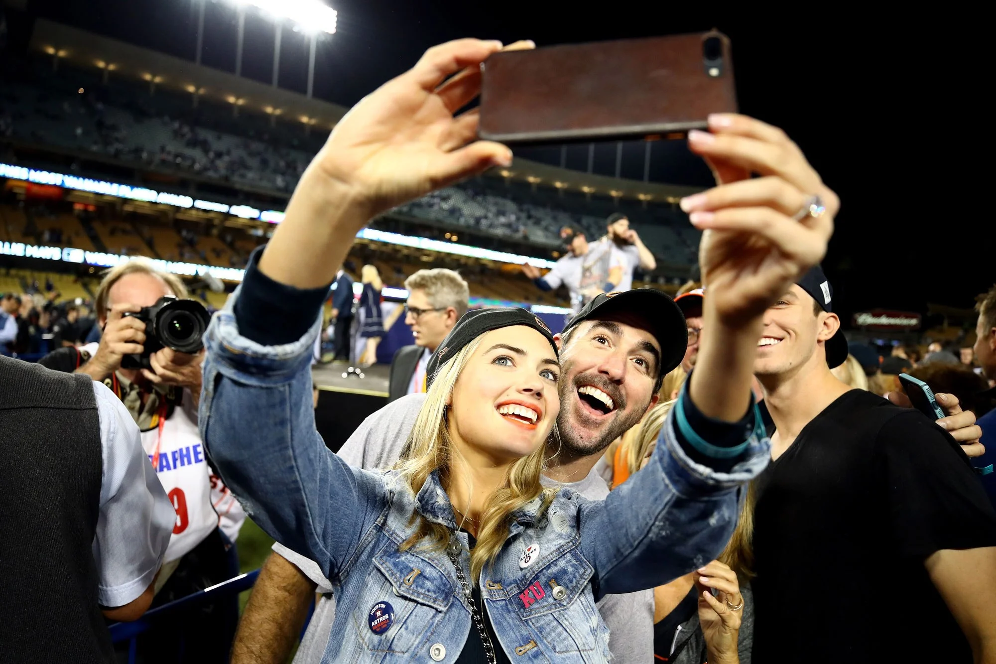 Salfee time Justin Verlander and his girlfriend the beautiful Kate Upton.