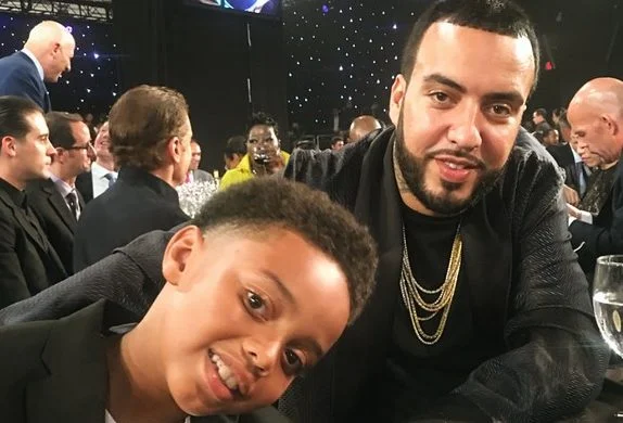 French Montana and his Son