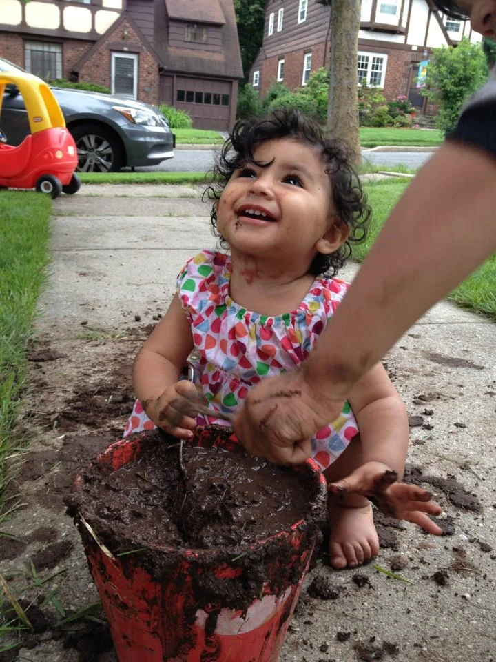 Ella Playing with Mudd