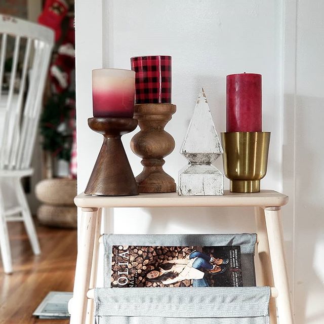 We are big fans of changing the intended uses of things. Like putting a pillar candle inside a melted down candle holder. Or swapping out white pumpkins for red jar candles on our pillar candle holders.
In design, not everything has to be as it se