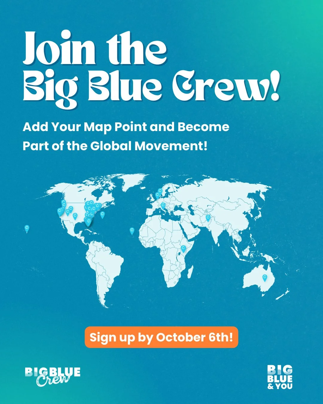 🌊 The ocean connects us all and so does the #BigBlueCrew! 🌍💙⁠
⁠
From Jamaica to Japan, California to Kenya, our Crew is made up of young changemakers across the globe using art + media to protect our blue planet.⁠
⁠
Our members are artists, storyt