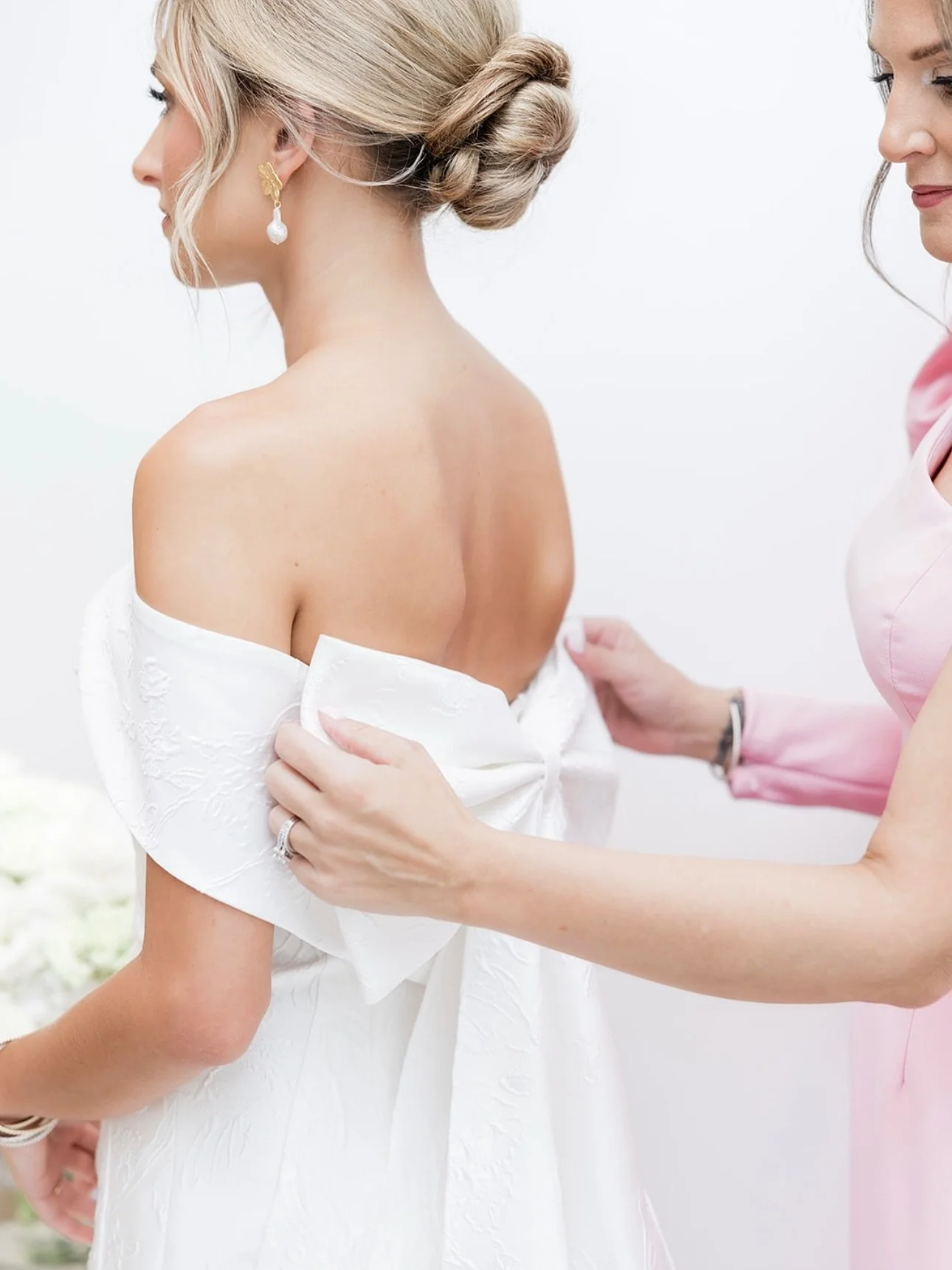 Sarah + Shane &bull; June 28, 2025

&ldquo;House of White greeted me with open arms and never made me feel out of place. They took all of my suggestions/requests and made it the best day. Not only did I find the perfect dress, but I had SO MUCH FUN d