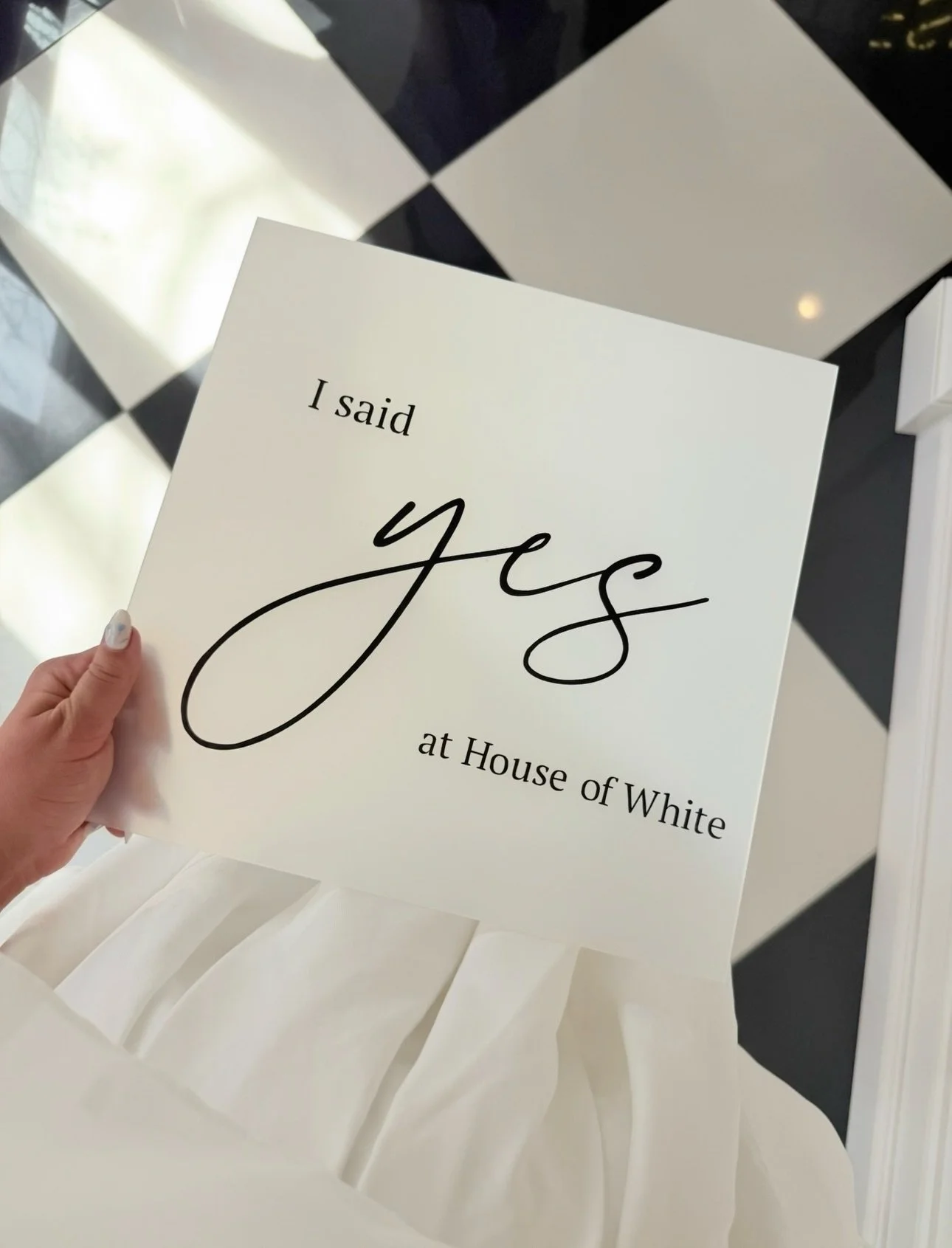 April, we love you already 🌷🤍 

#houseofwhitebridal #indianabridal #bridaltrends 

House of White is an intimate bridal experience in the heart of Historic Newburgh, Indiana, just outside Evansville. For thirteen years House of White has been a des