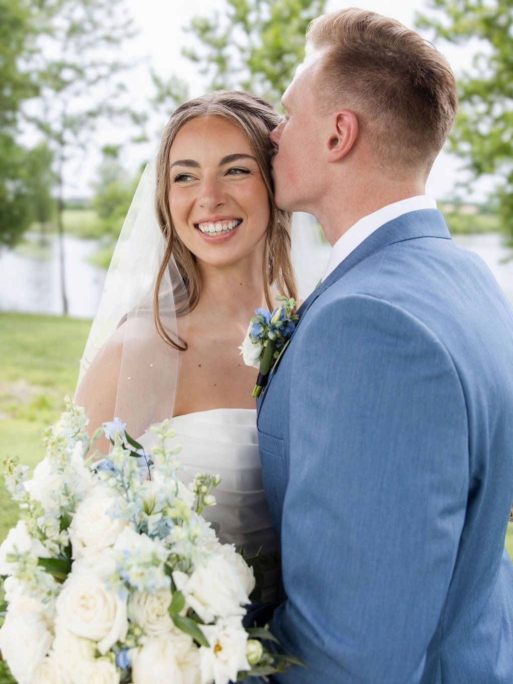 Megan + Bradley &bull; June 27, 2026 

&ldquo;HOW makes the wedding dress shopping experience so easy! They make you feel so special and help support you on such a big day of your bridal experience. They were so wonderful to work with and have the ki