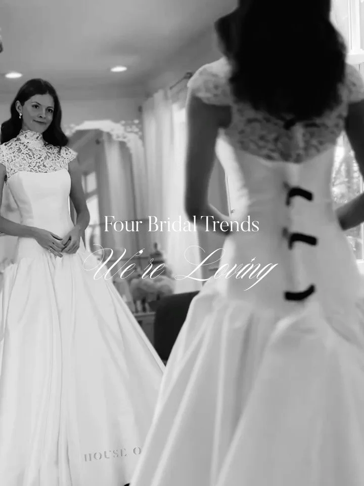 Every gown is a starting point. It&rsquo;s the styling that takes it up a notch 🤍 We&rsquo;re showcasing four bridal trends you can incorporate into your look to make it truly yours. 

&bull;&bull;&bull;&bull;&bull;&bull;&bull;&bull;&bull;&bull;&bul