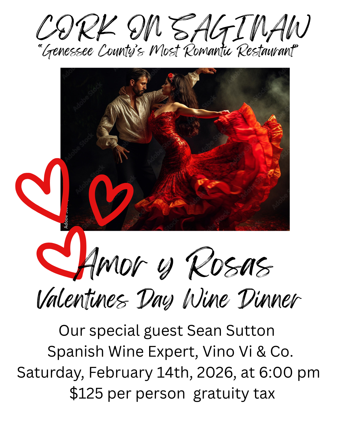 Valentines Day Wine Dinner
